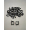 Zapinki Druciane 16mm (1000 szt.) – Wytrzymałe Zapinki do Taśm